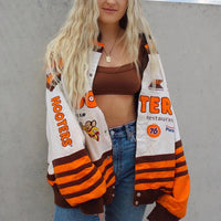 Oversized Hip-Hop Streetjacke für trendbewusste Frauen in Stil 5