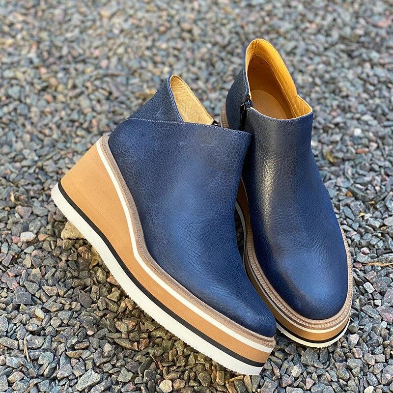 Bequeme Plateau-Stiefeletten - Mira