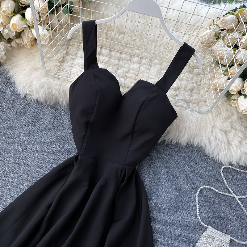 Strahlendes Gelbes Cocktailkleid ohne Ärmel