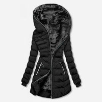 Modischer Winterparka für Frauen - Lara in Schwarz