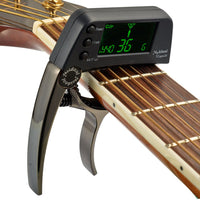 2-in-1 Gitarre Capo & Tuner – TuneGrip in Schwarz