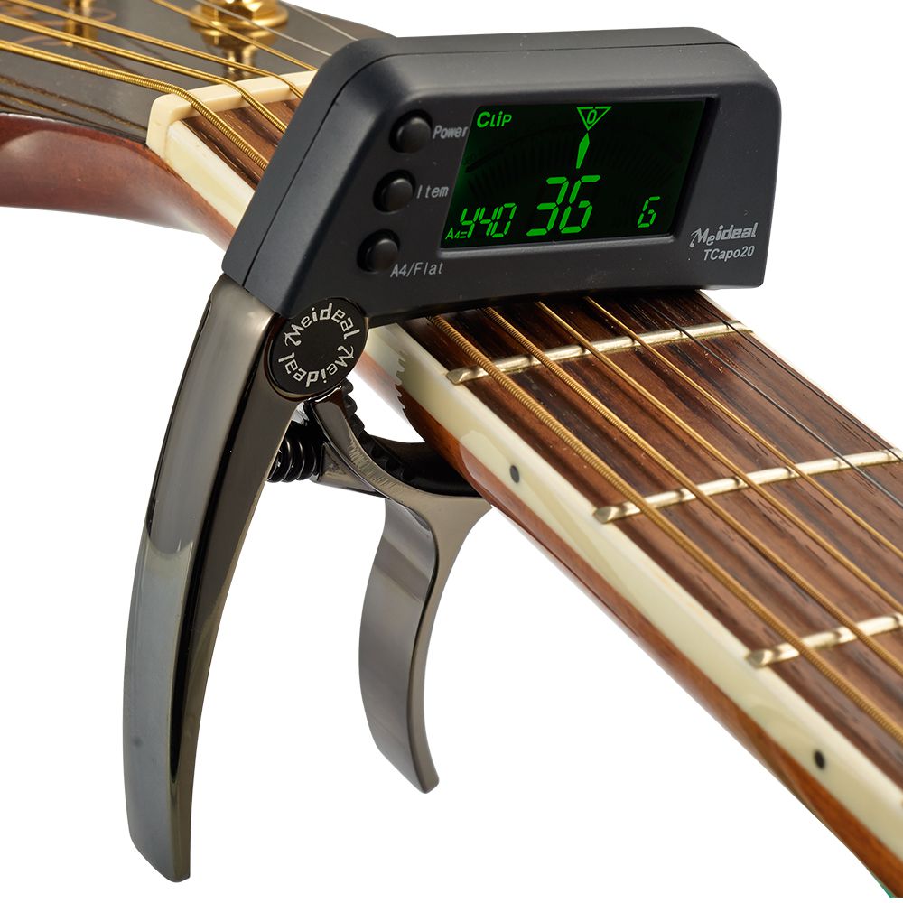2-in-1 Gitarre Capo & Tuner – TuneGrip