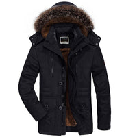Matthias - Herren Winterjacke für maximale Wärme in Schwarz