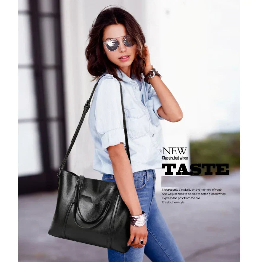 Klara | Luxuriöse Lederhandtasche