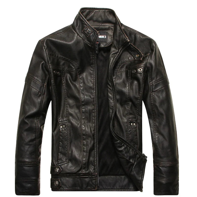 Duke™ Bikerjacke aus Leder