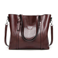 Klara | Luxuriöse Lederhandtasche in Coffee