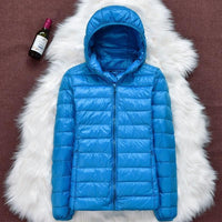 Pufferjacke mit Kapuze - Hyda in Wasserfall