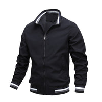 Herren Übergangsjacke Bomberstil | Lässiger Look in Schwarz