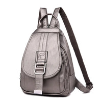 LINA | DIEBSTAHLSICHERER LEDERRUCKSACK in Gold