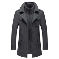 Nikolaus® | Eleganter Wintermantel in Grau