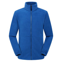 Fleecejacke Damen Mit Reißverschluss | Weich Gefüttert Mit Stehkragen in Blau