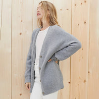 Leah - Eleganter und bequemer Blazer in Grau
