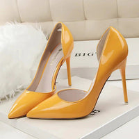 Helene | Damen Orthopädische Elegante Pumps in Gelb 10.5cm