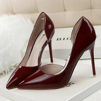 Helene | Damen Orthopädische Elegante Pumps in Wein Rot 10,5 cm