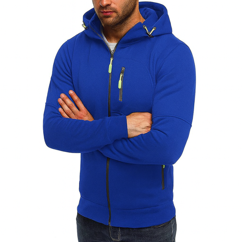 Herren-Kapuzenpullover mit Reißverschluss – Freizeitstil und sportliche Aktivitäten