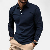 Ronald | Herren Klassisches Regular Fit Poloshirt in Blau