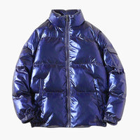 Herren Daunenjacke für den Winter in Marineblau
