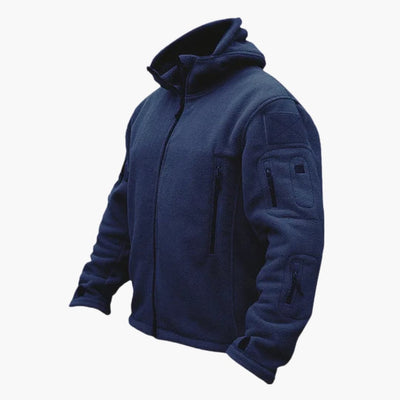 Herren Fleecejacke mit Reißverschlusstaschen