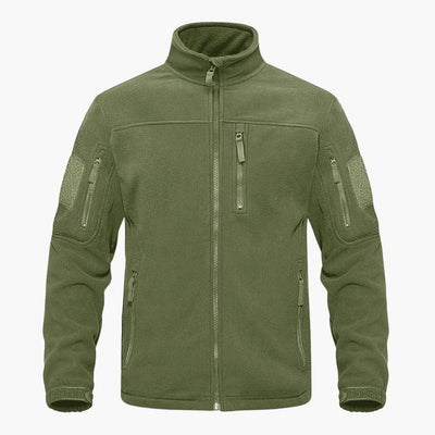 Herren Fleecejacke mit durchgehendem Reißverschluss