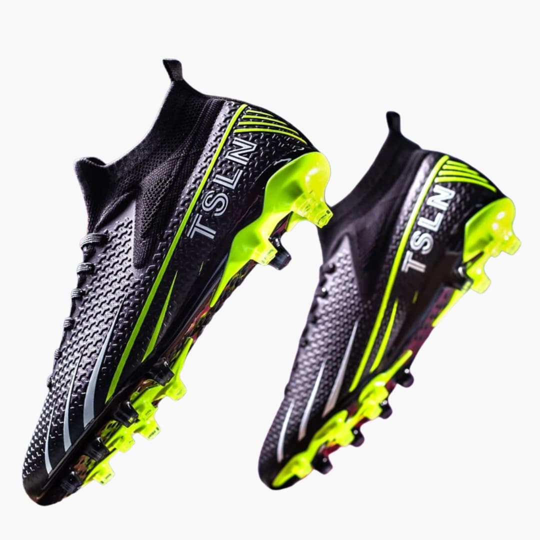 Herren Fußballschuhe mit Schnürung und strukturierter Oberfläche