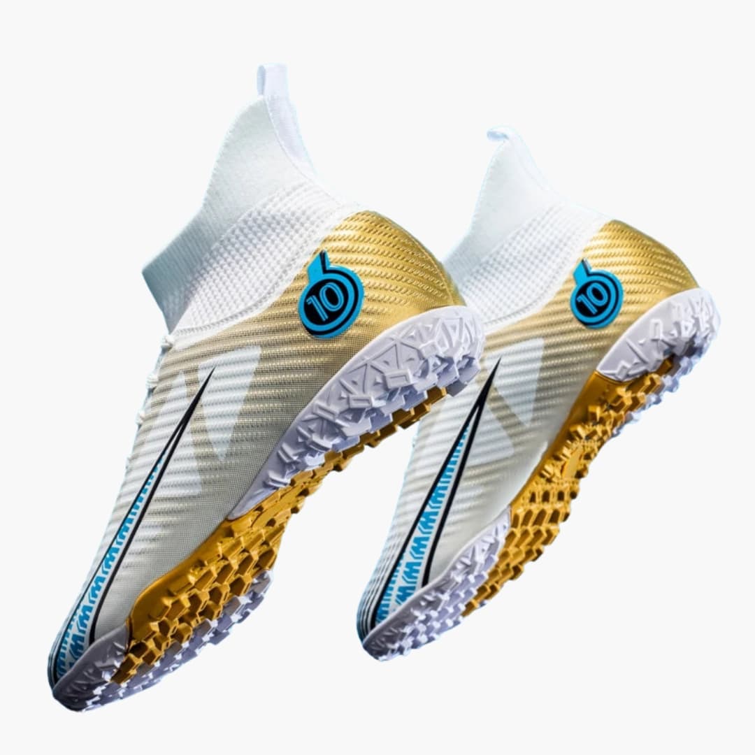 Herren Fußballschuhe mit Struktur-Oberfläche und Schnürung