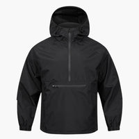 Herren Kapuzenjacke mit Brusttasche in Schwarz