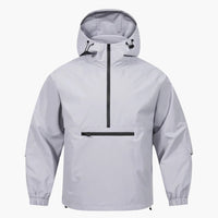 Herren Kapuzenjacke mit Brusttasche in Lila