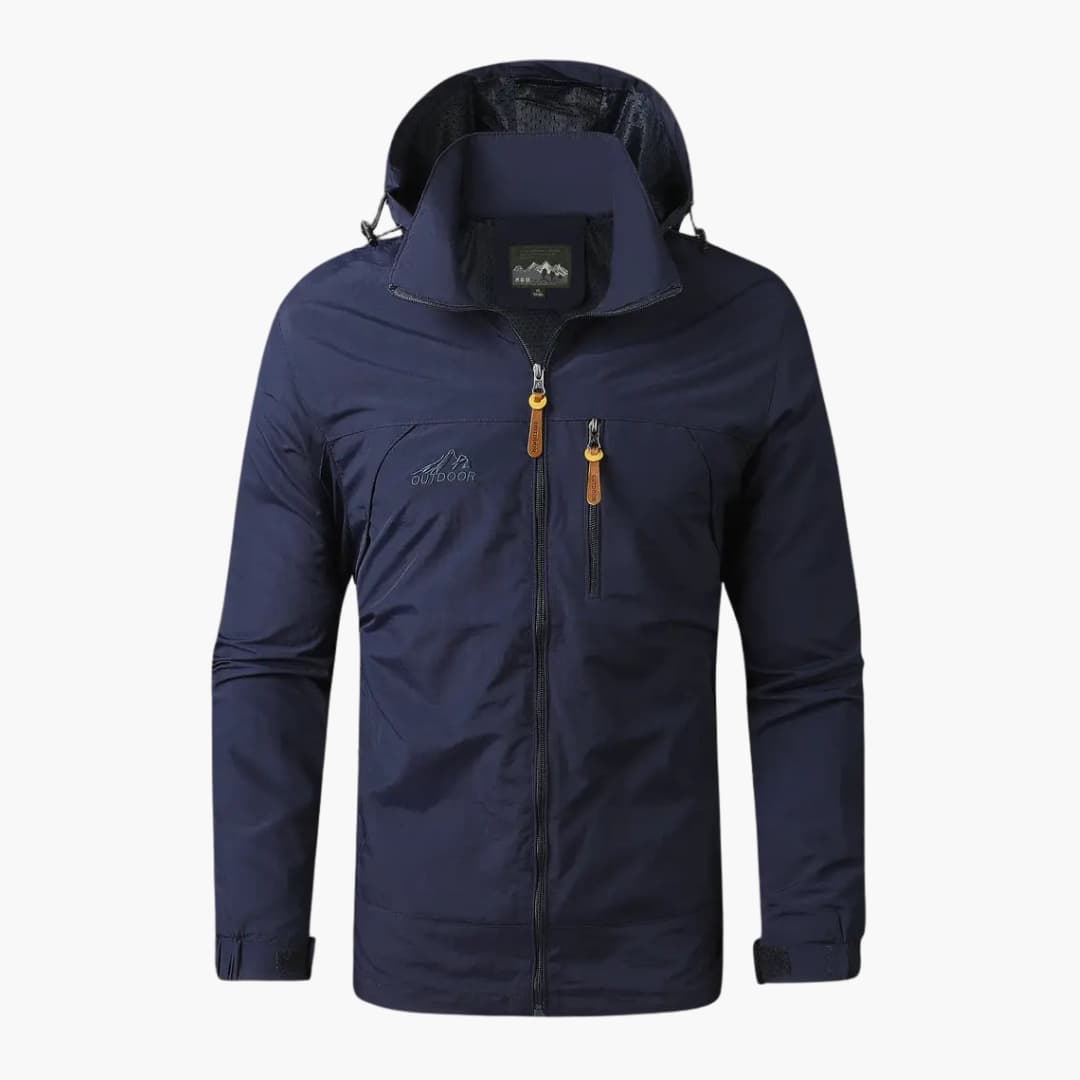Herren Regenjacke mit Kapuze