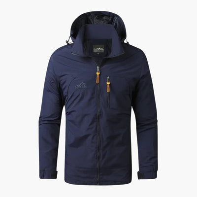 Herren Regenjacke mit Kapuze