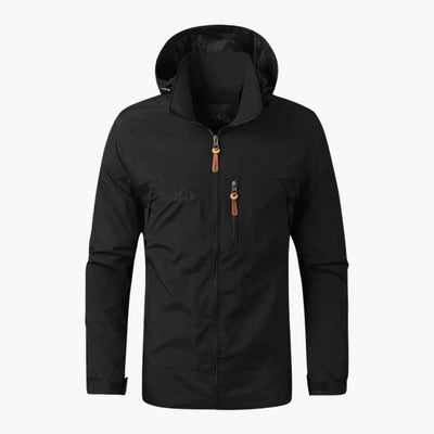 Herren Regenjacke mit Kapuze