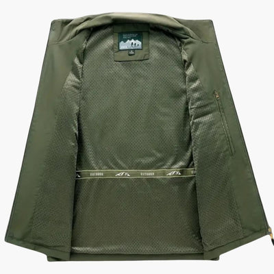 Herren Weste mit Reißverschluss und mehreren Taschen