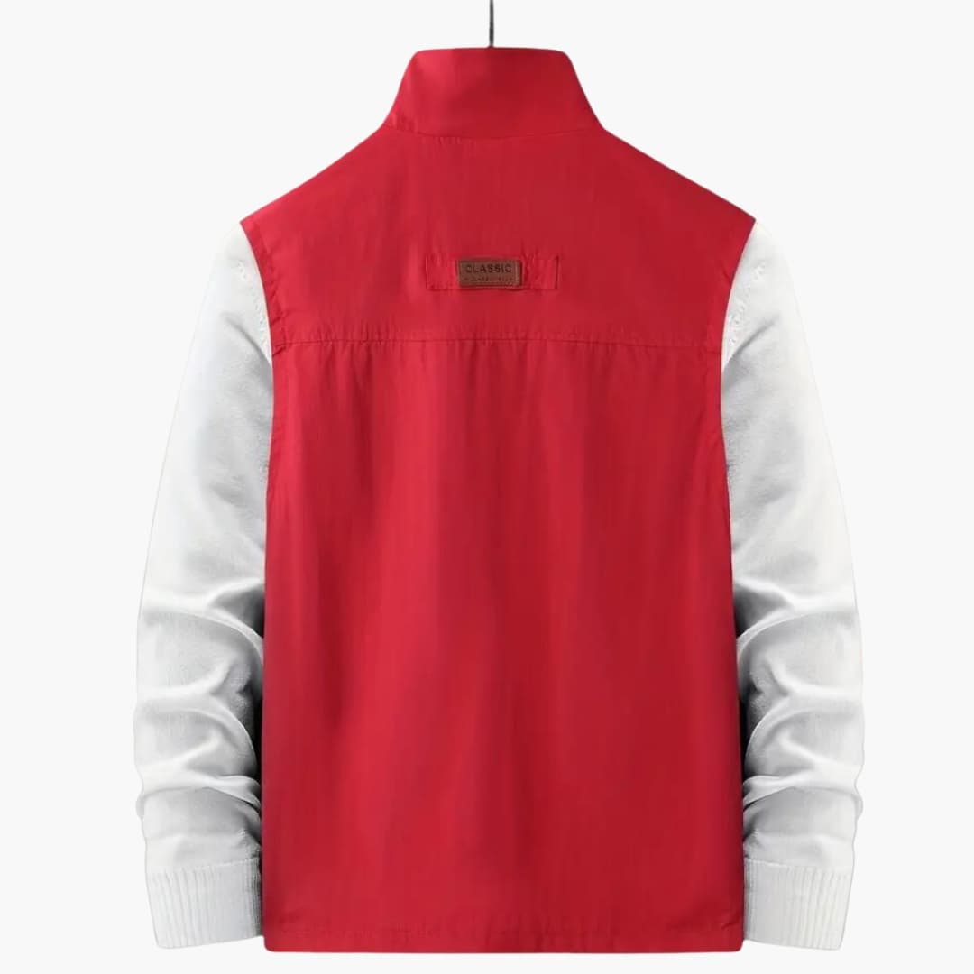 Herren Weste mit Reißverschluss und mehreren Taschen