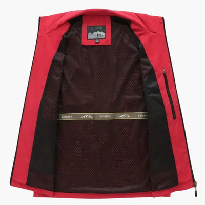 Herren Weste mit Reißverschluss und mehreren Taschen