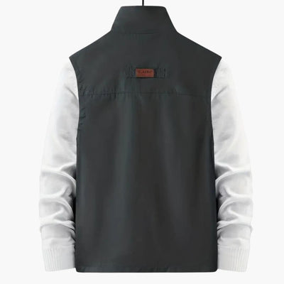 Herren Weste mit Reißverschluss und mehreren Taschen