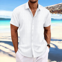 Herren Elegantes Jacquardhemd | Vielseitig und Stilvoll in Weiß