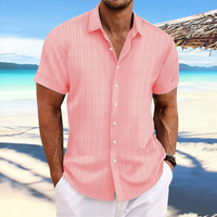 Herren Elegantes Jacquardhemd | Vielseitig und Stilvoll in Rosa