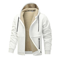 Luca | Lässige Fleecejacke in Weiß