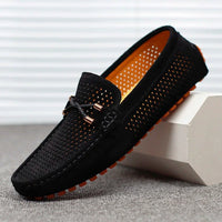 Herren Loafer Braun Mit Arch Support – Orthopädische Slip-On Schuhe Für Komfort Und Stil in Schwarz