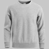 Herren Sweatshirt Rundhalsausschnitt – Bequemer Pullover für Freizeit und Alltag in Grau