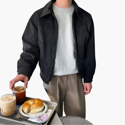 Herrenjacke mit Reißverschluss