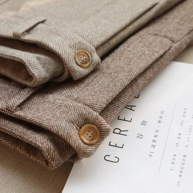 Victoria® | Formelle Tweedhose mit hoher Taille