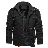 Stylische & wasserdichte Winterjacke für Männer - Arjan in Schwarz