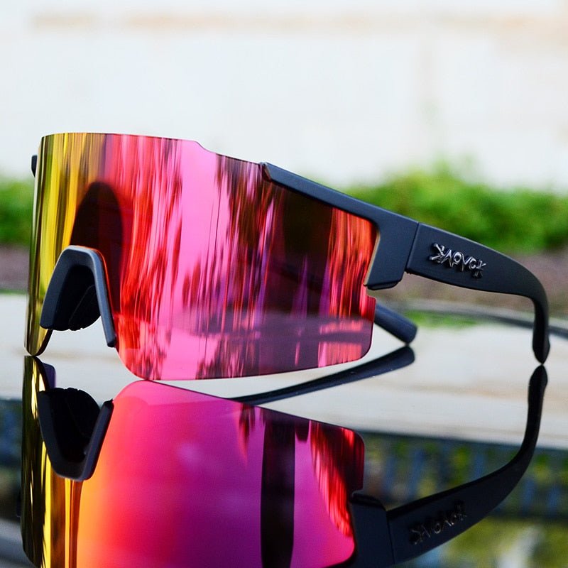 Sportliche Spiegelnde Fahrradsonnenbrille - Veloshade