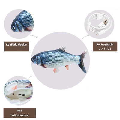 Interaktives Spielzeug für Hunde - FlippyFish