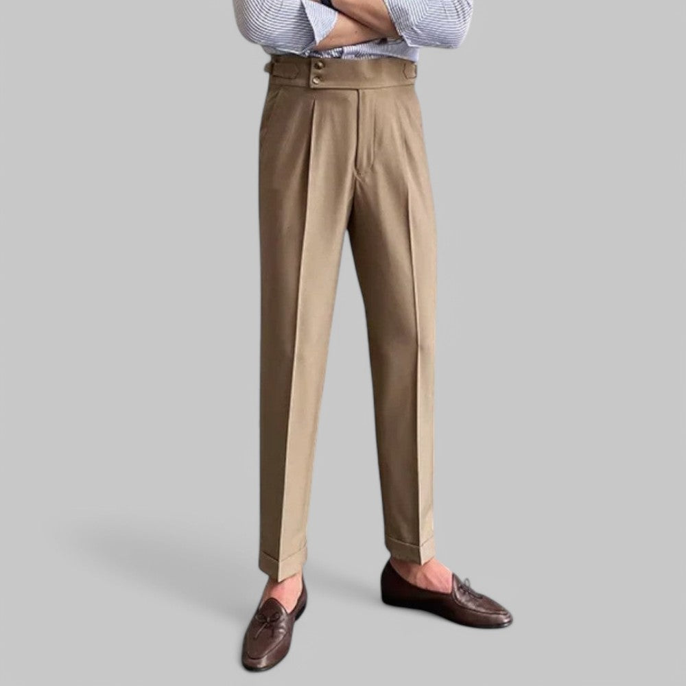 Bernd | Stilvolle Hochtaillierte Hose