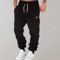 Hose Herren | Sportliche Jogginghose Mit Taschen in Schwarz