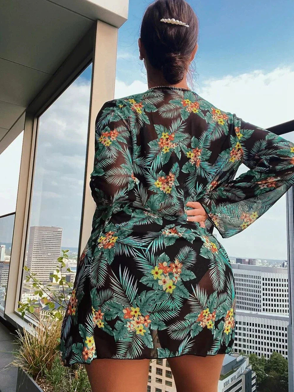 Gabriela® | Stilvolle bedruckte High-Waist-Bademode