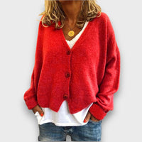 Shamira – Strickcardigan in Rot