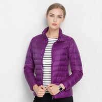 Urban Chic Leichte Daunenjacke - Ilse in Lila