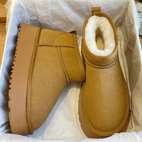 Winter Plateaustiefel für Frauen - Adi in Kastanie
